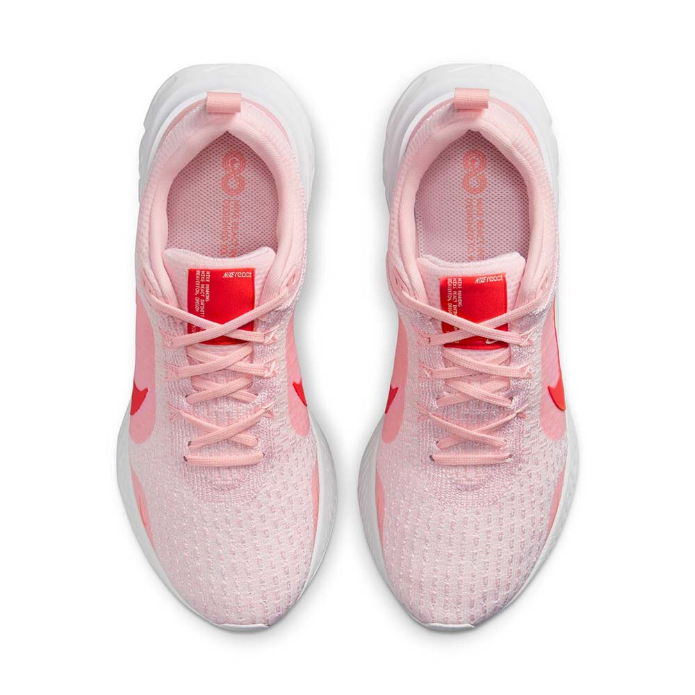 Nike React Infinity Run FlyKnit 3 Joggesko Dame Rosa/Rød