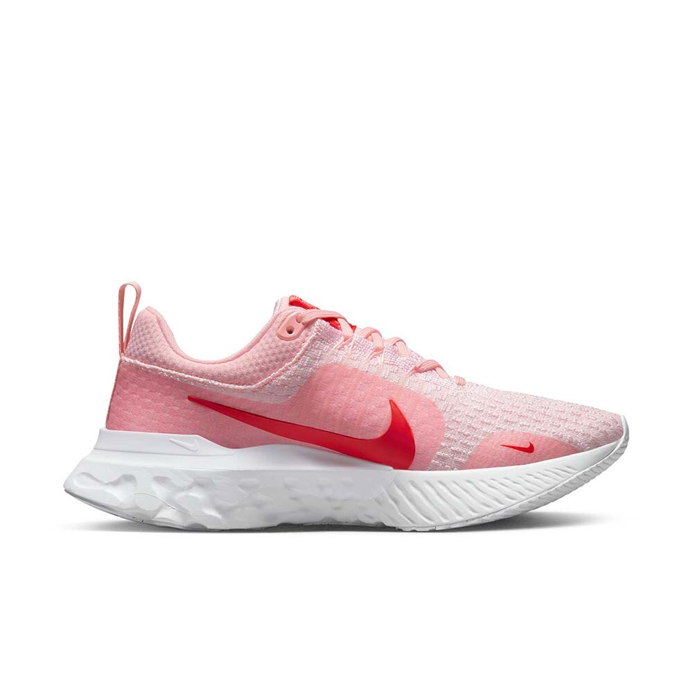 Nike React Infinity Run FlyKnit 3 Joggesko Dame Rosa/Rød