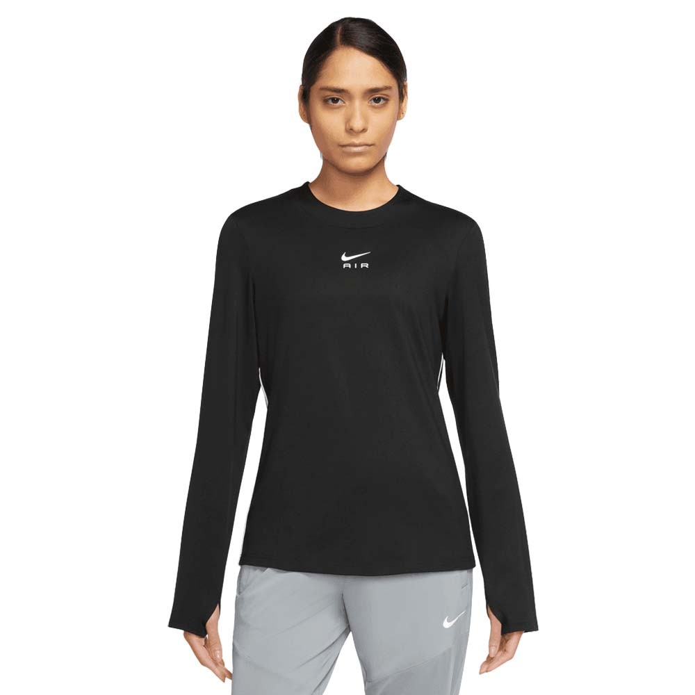 Nike Dri-Fit Air Midlayer Langermet Trøye Dame Sort 