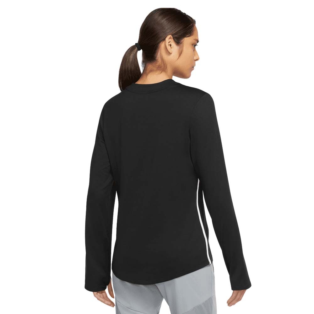 Nike Dri-Fit Air Midlayer Langermet Trøye Dame Sort 