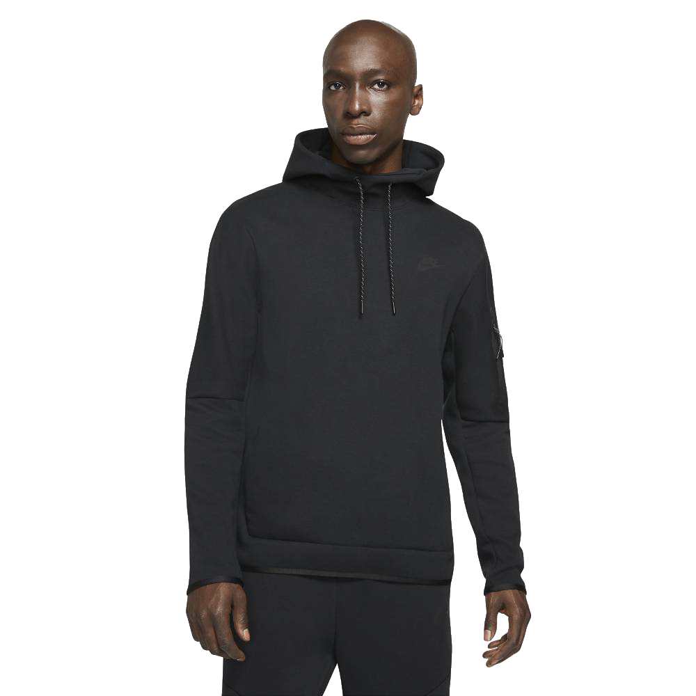 Nike Tech Fleece Hettegenser Sort