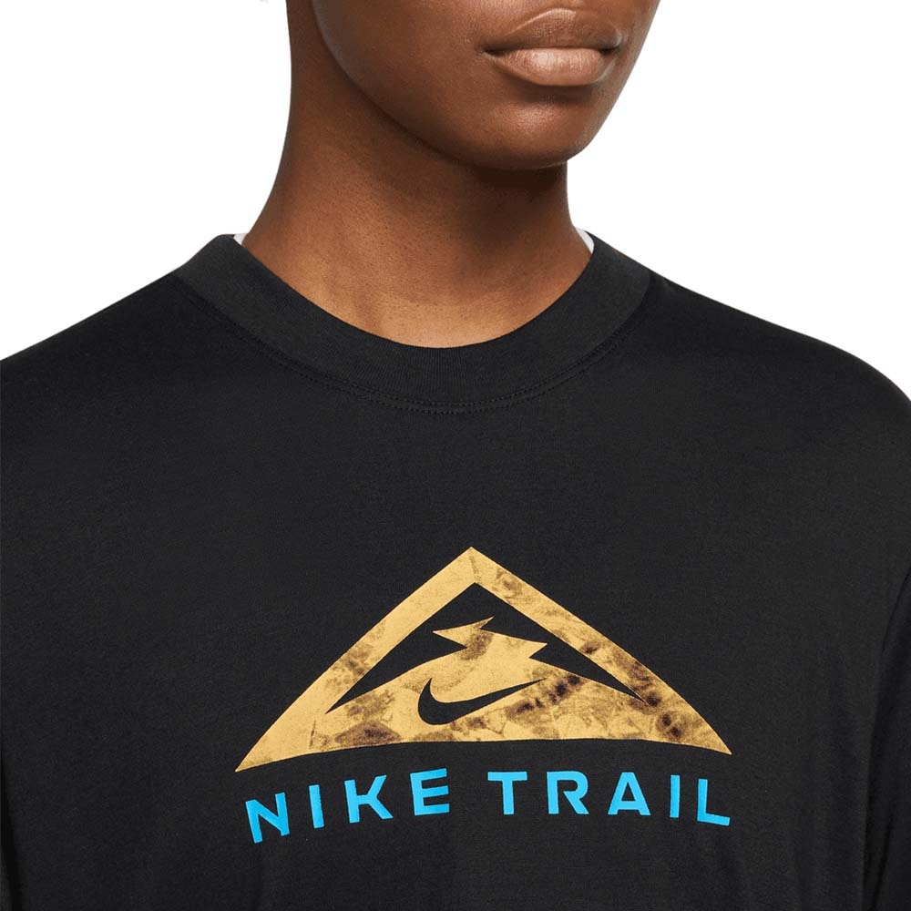 Nike Dri-Fit Trail Kortermet Trøye Dame Sort 