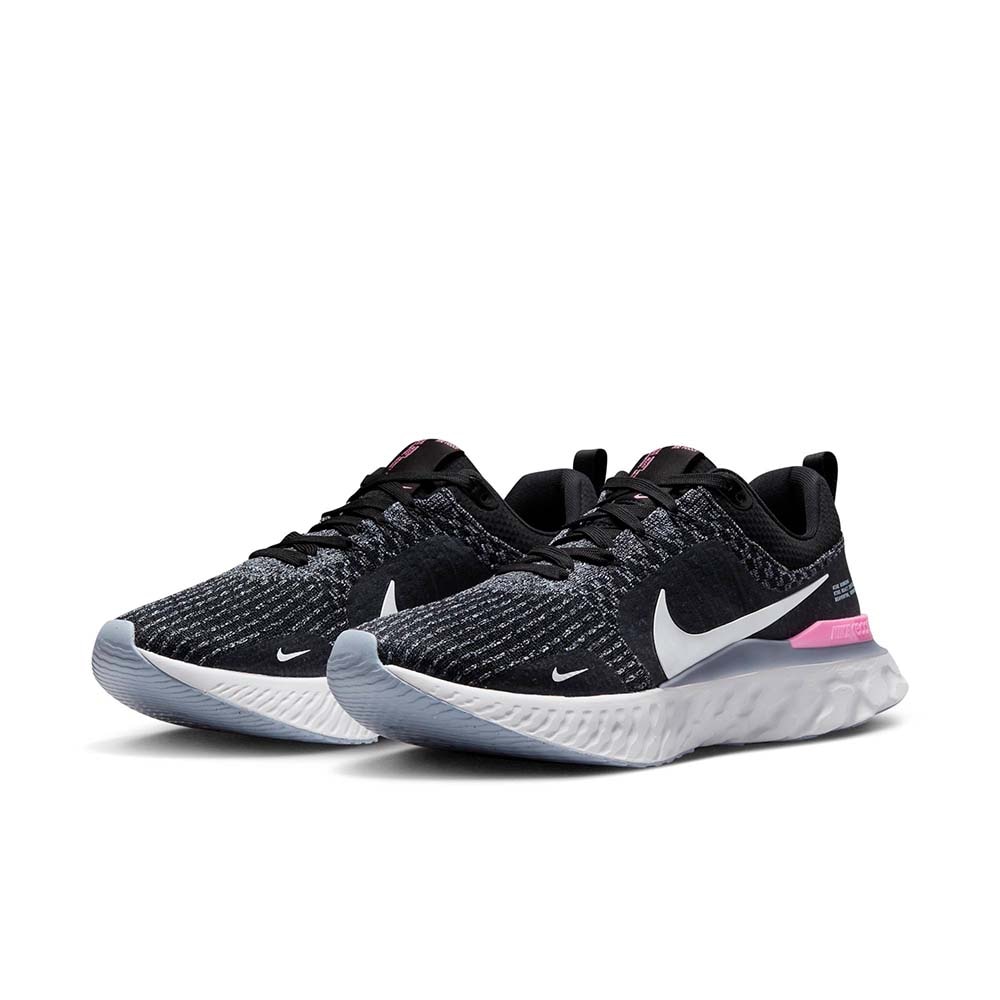 Nike React Infinity Run Flyknit 3 Joggesko Herre Sort/Rosa 