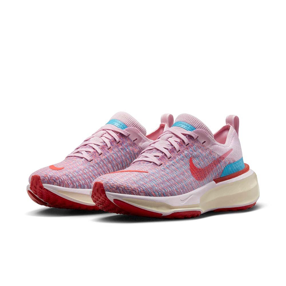 Nike ZoomX Invincible Run Flyknit 3 Joggesko Dame Rosa/Rød