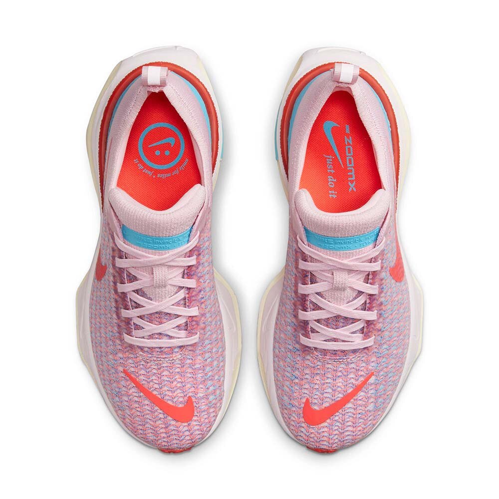 Nike ZoomX Invincible Run Flyknit 3 Joggesko Dame Rosa/Rød