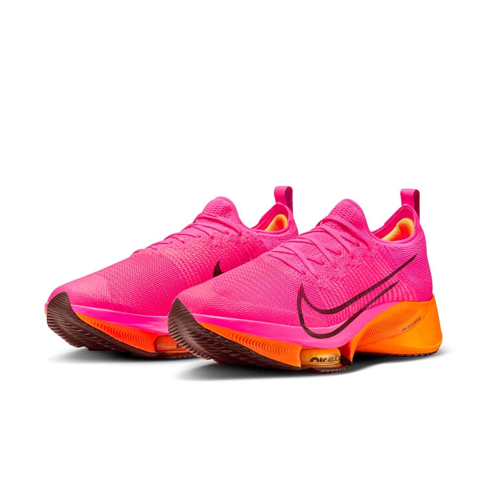 Nike Air Zoom Tempo Next% Flyknit Joggesko Herre Rosa/Oransje 