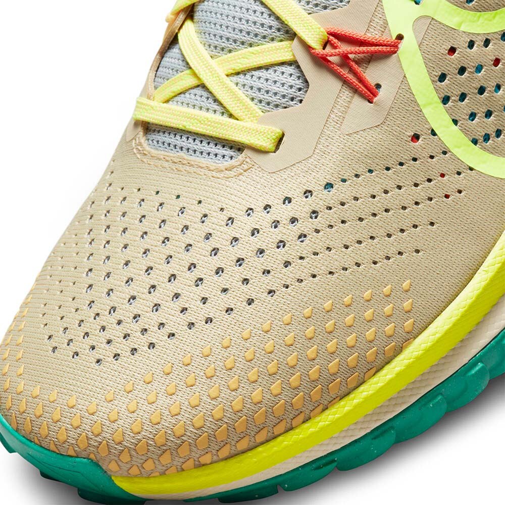 Nike React Pegasus Trail 4 Joggesko Herre Beige/Volt