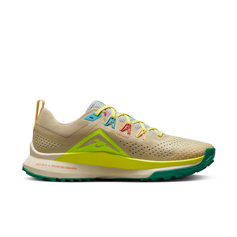 Nike React Pegasus Trail 4 Joggesko Herre Beige/Volt