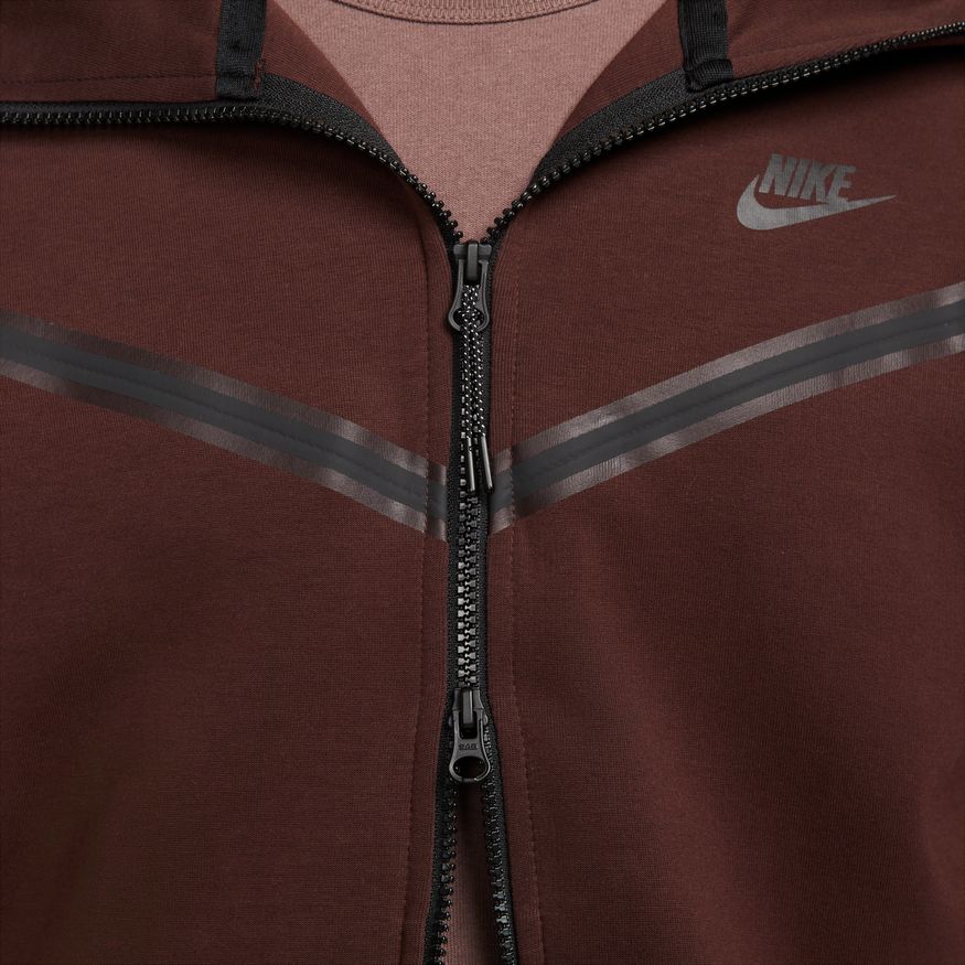 Nike Tech Fleece FullZip Hettegenser Brun