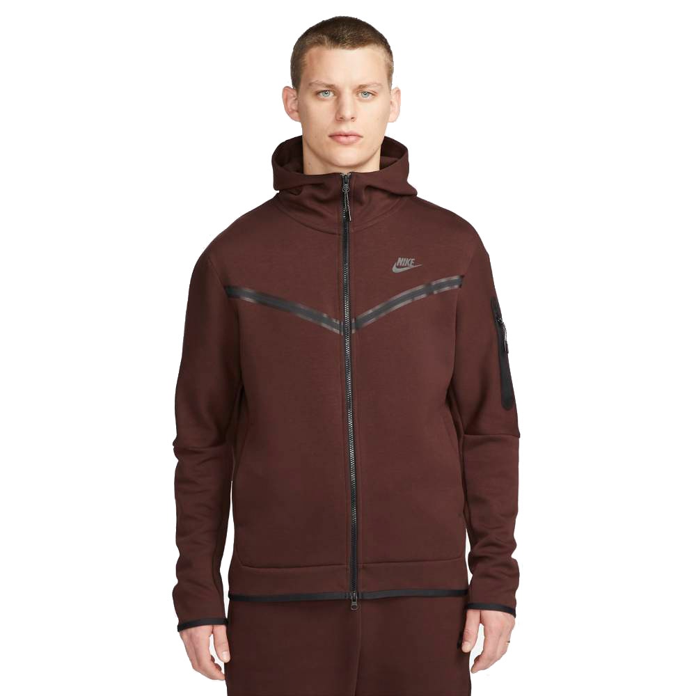 Nike Tech Fleece FullZip Hettegenser Brun