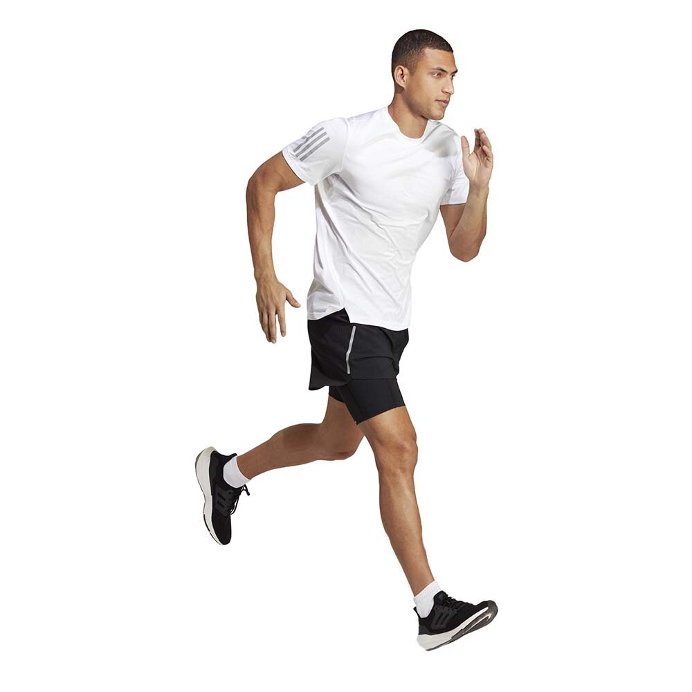 Adidas Designed For Running 2in1 Treningsshorts Herre Sort 