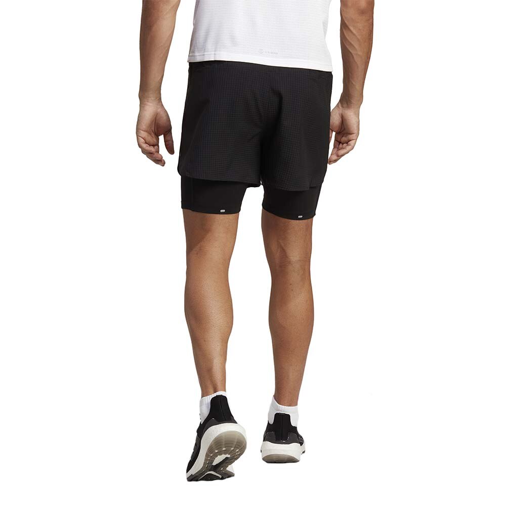 Adidas Designed For Running 2in1 Treningsshorts Herre Sort 