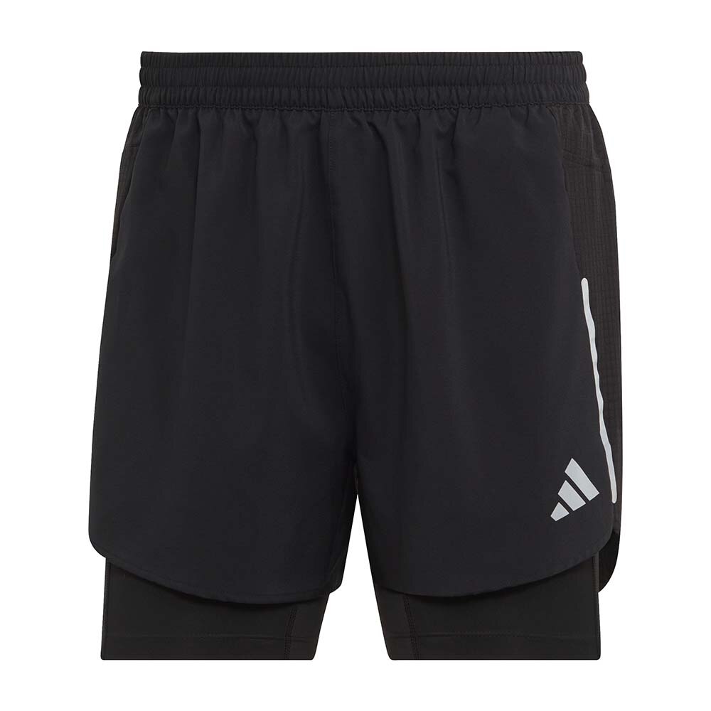 Adidas Designed For Running 2in1 Treningsshorts Herre Sort 