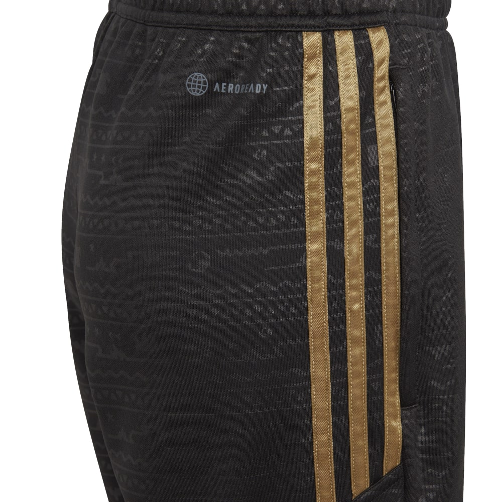 Adidas Salah Treningsshorts Barn Sort/Gull