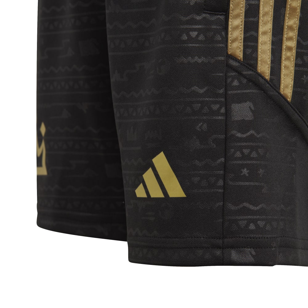 Adidas Salah Treningsshorts Barn Sort/Gull