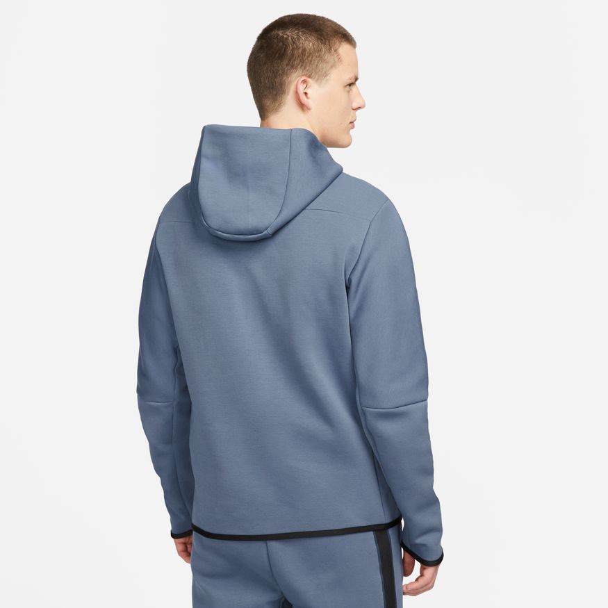 Nike Tech Fleece FullZip Hettegenser Blå/Grå