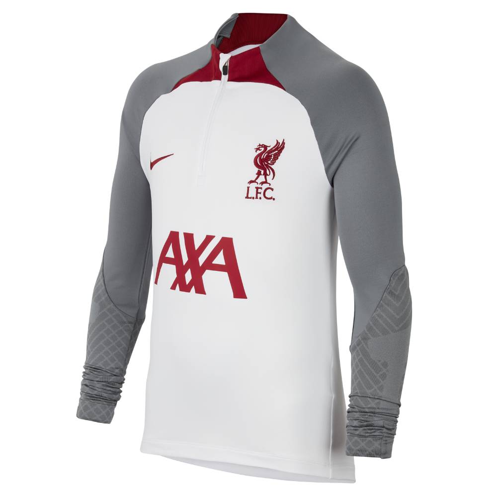 Nike Liverpool FC Dry Strike Treningsgenser Barn Grå/Hvit