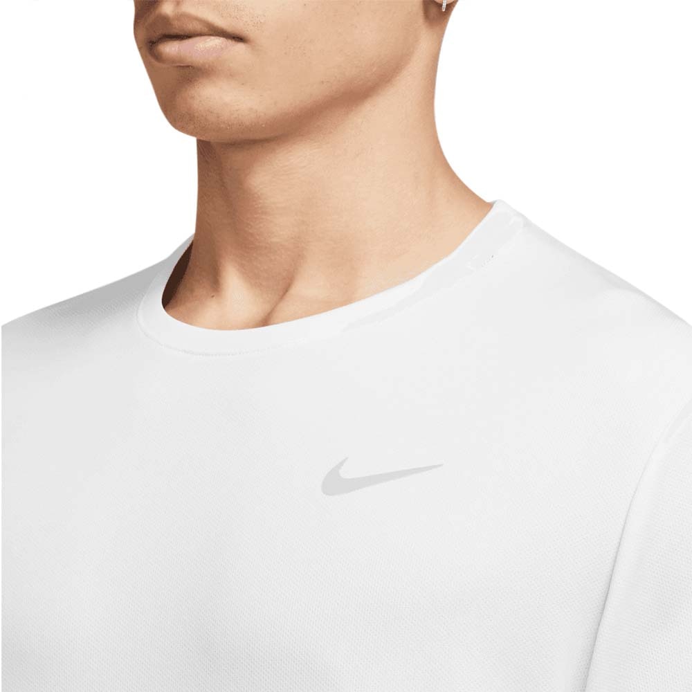 Nike Dri-Fit Miler Kortermet Trøye Herre Hvit