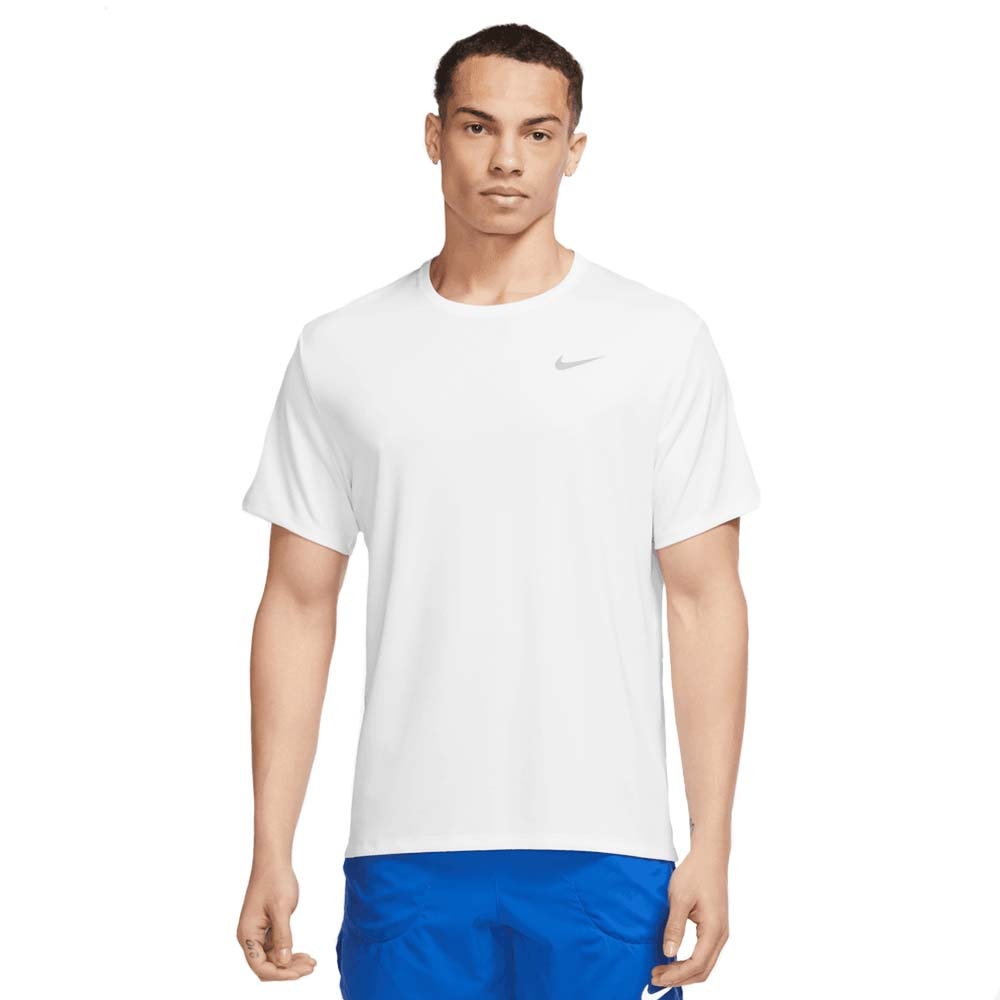 Nike Dri-Fit Miler Kortermet Trøye Herre Hvit