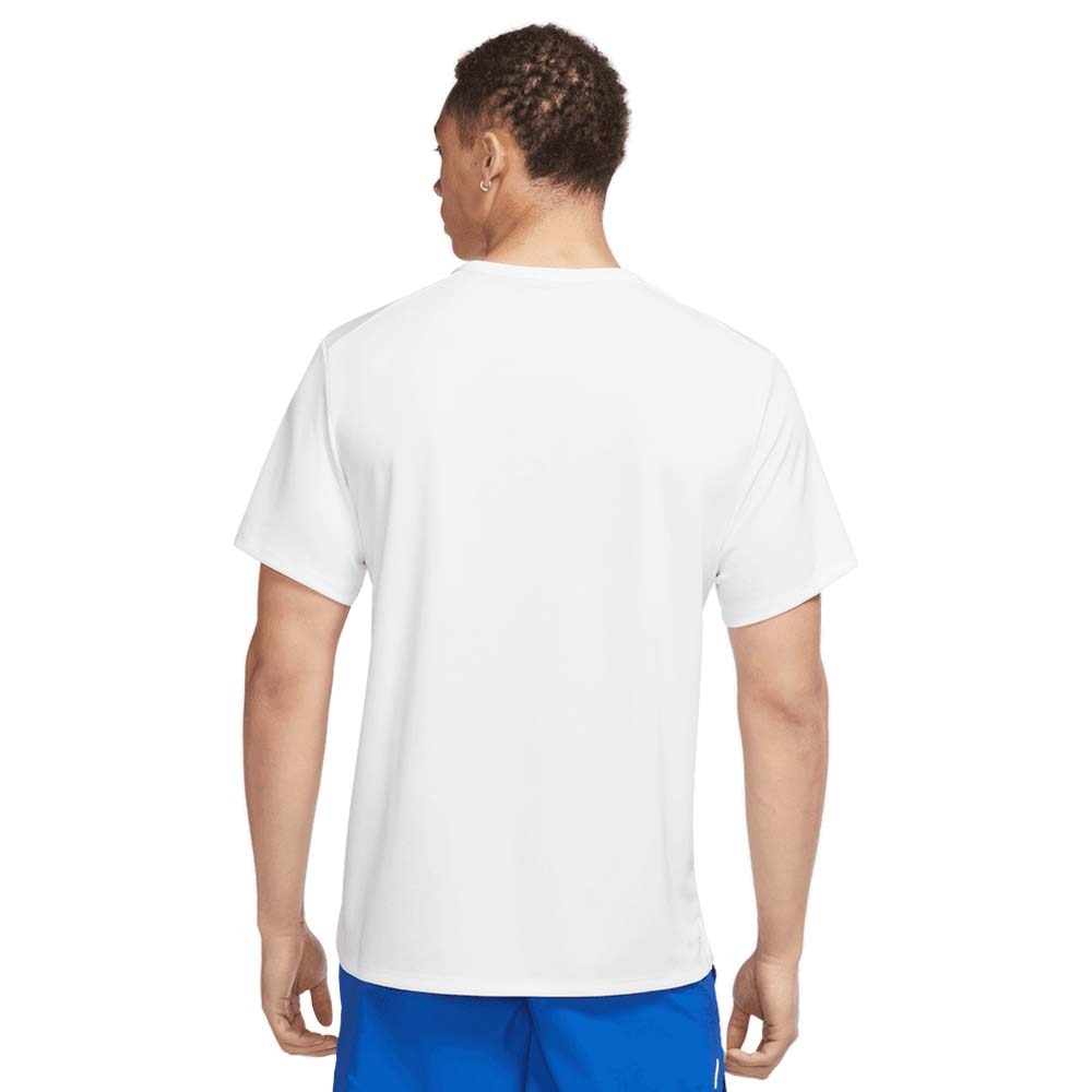Nike Dri-Fit Miler Kortermet Trøye Herre Hvit