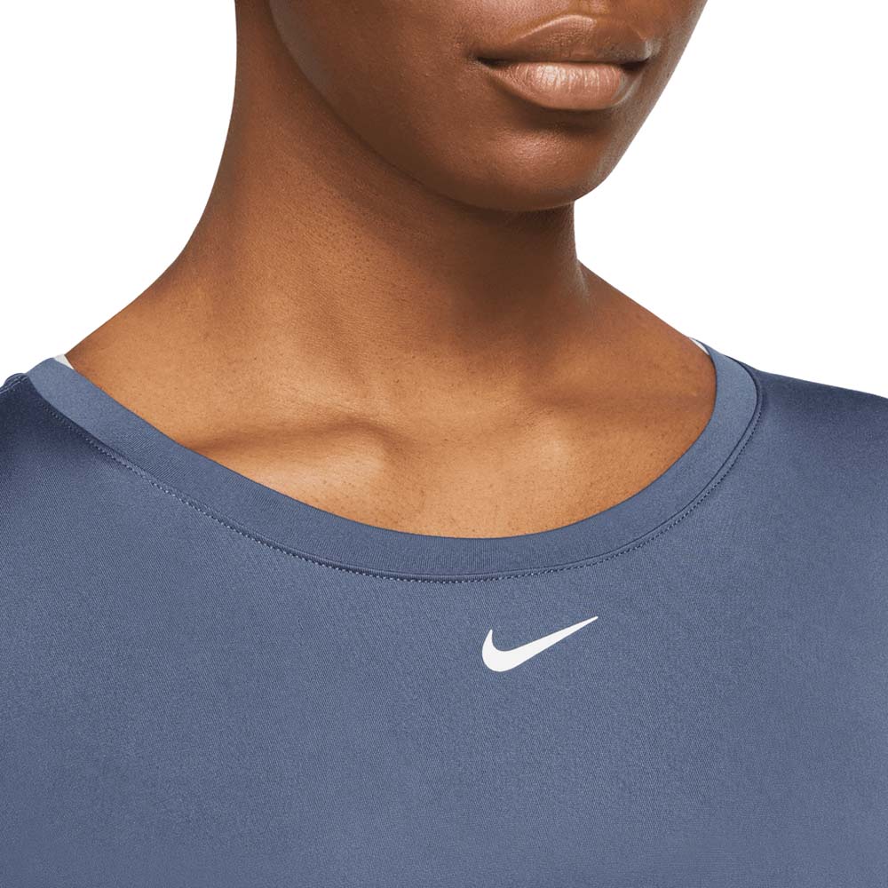 Nike Dri-Fit One Langermet Løpetrøye Dame Blå