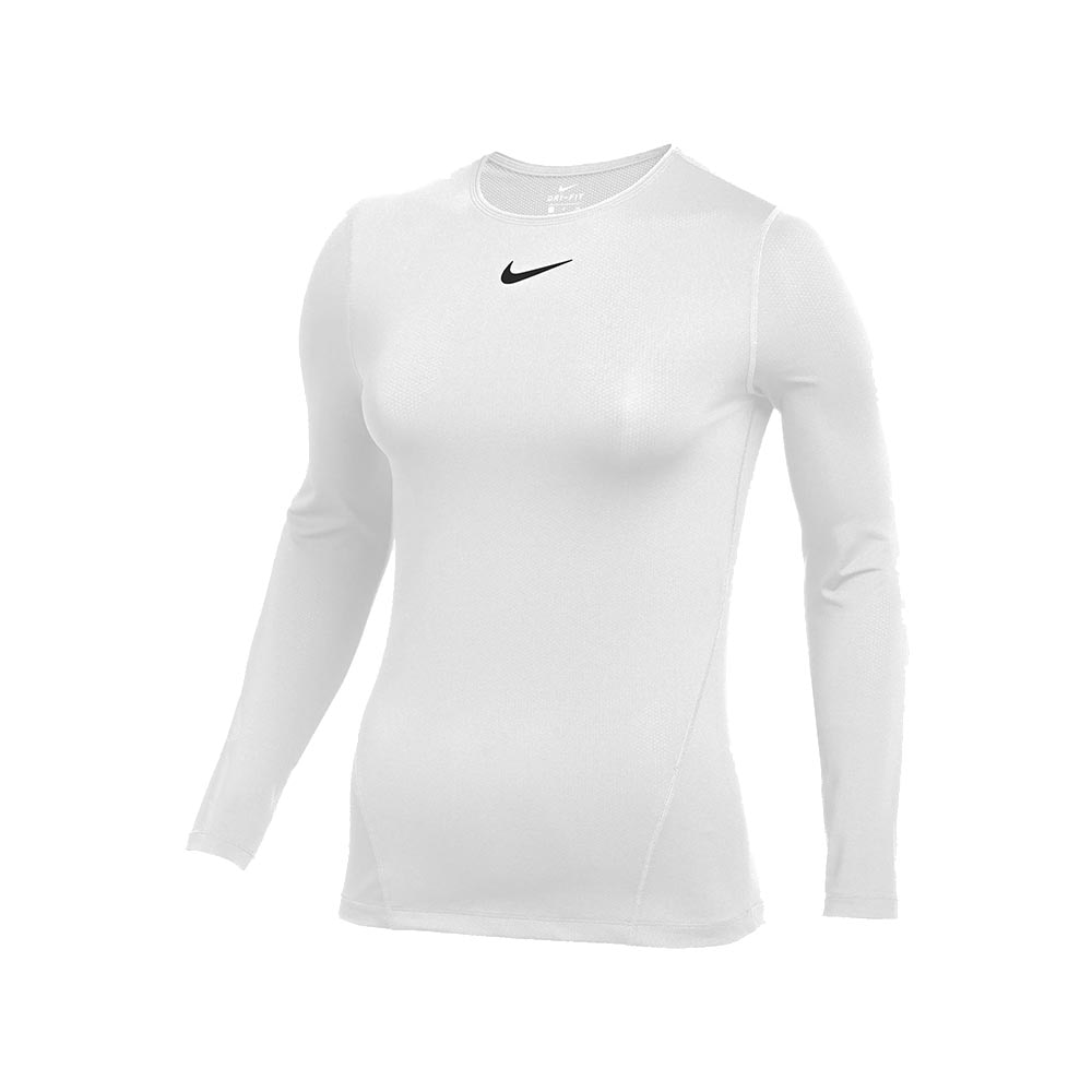 Nike Pro Warm Top Langermet Baselayer Dame Hvit