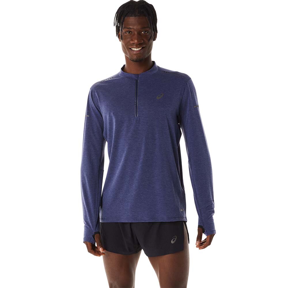 Asics Metarun 1/2 Zip Langermet Trøye Herre Lilla 