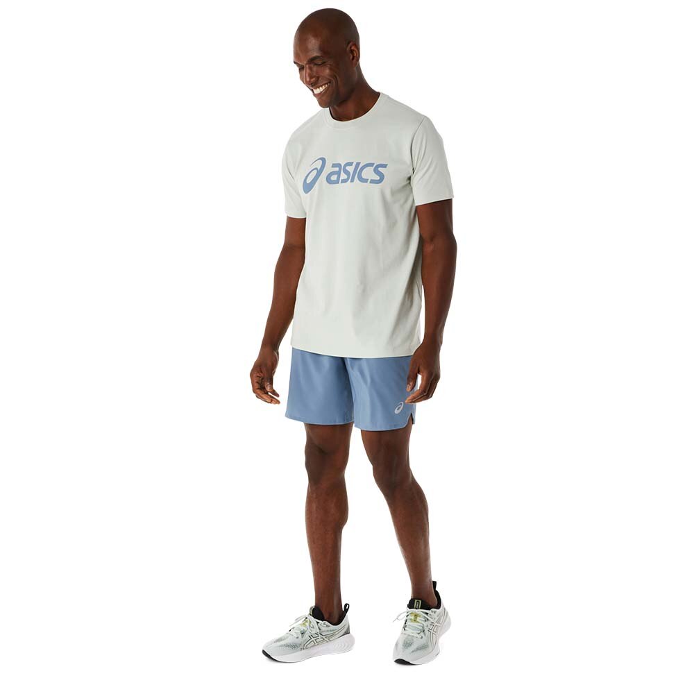 Asics Big Logo Kortermet Trøye Herre Hvit 