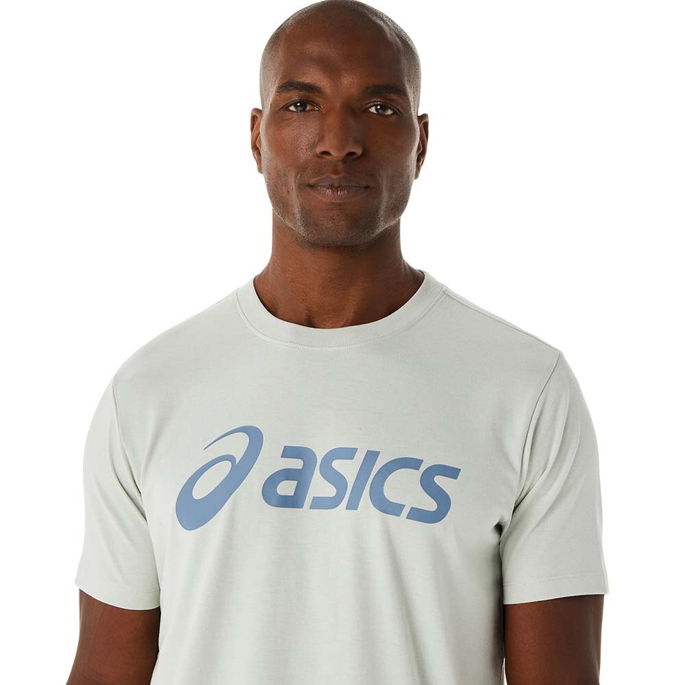 Asics Big Logo Kortermet Trøye Herre Hvit 