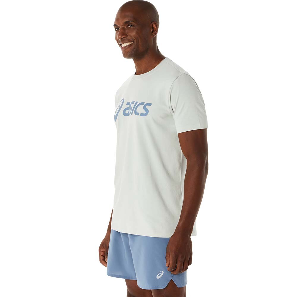 Asics Big Logo Kortermet Trøye Herre Hvit 