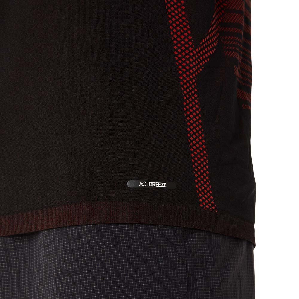Asics Seamless Kortermet Trøye Herre Rød/Sort 