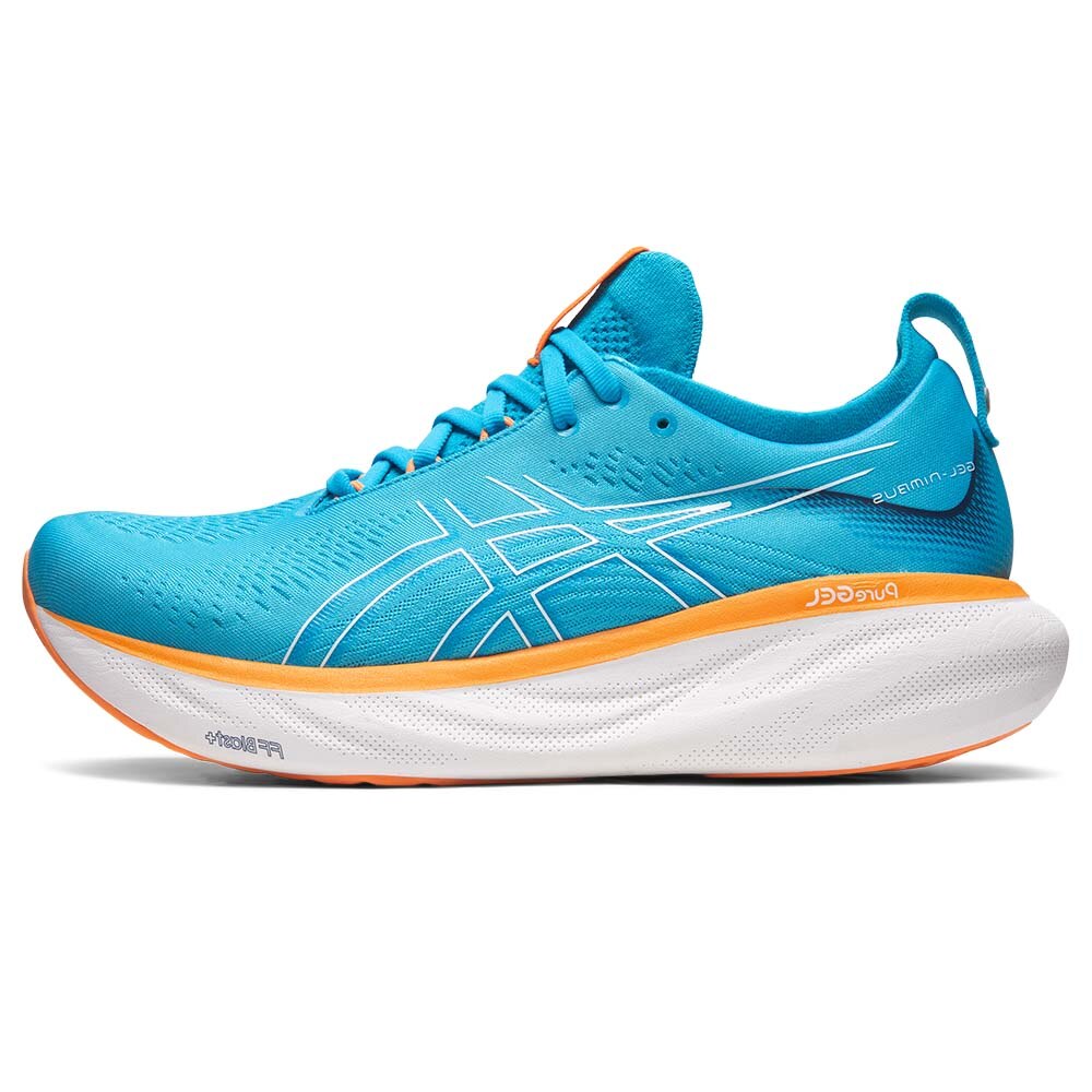 Asics Gel-Nimbus 25 Joggesko Herre Blå/Oransje