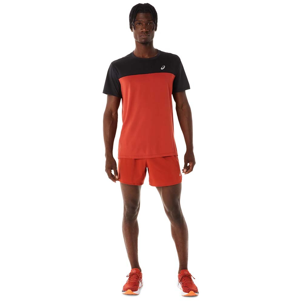 Asics Road 5in Løpeshorts Herre Rød 