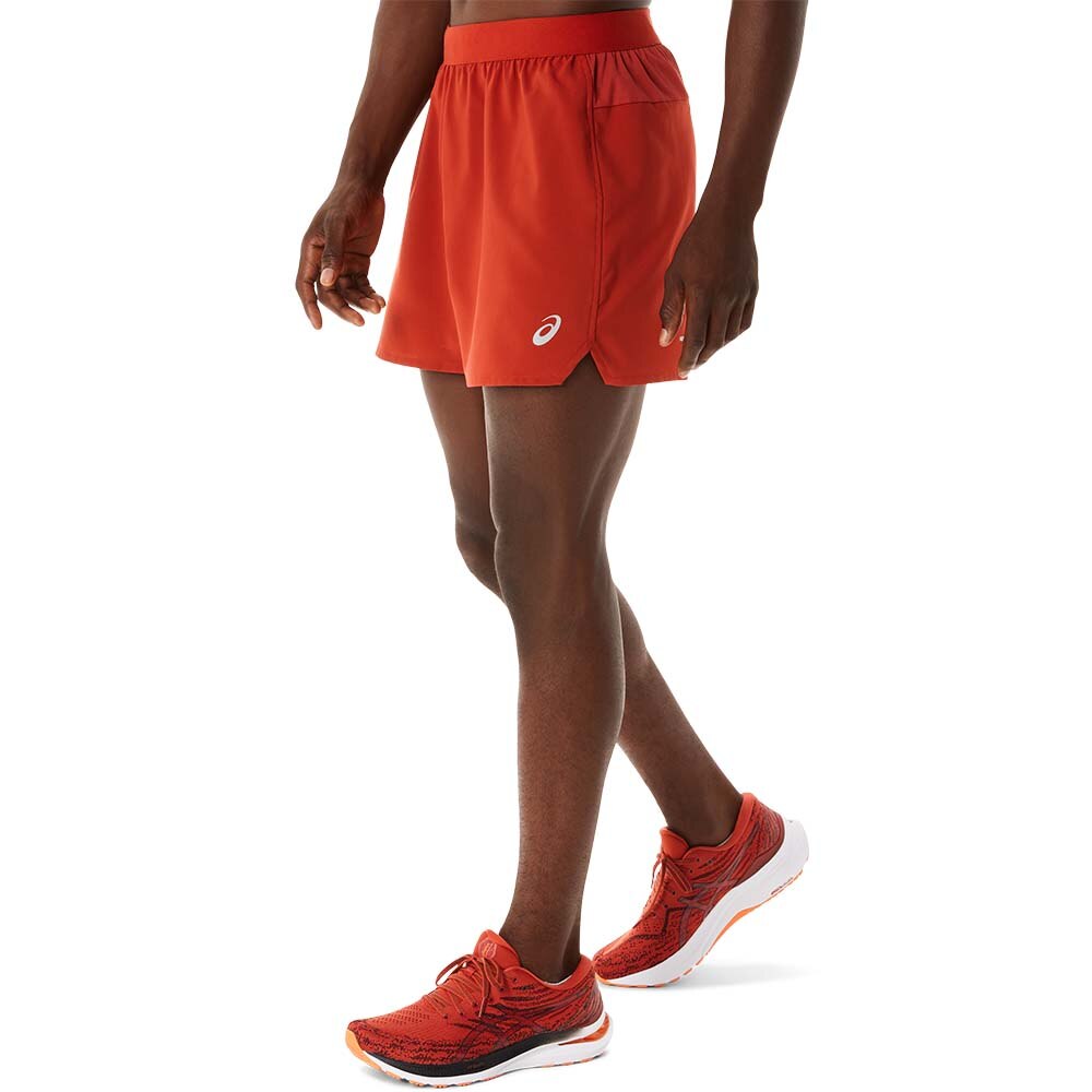 Asics Road 5in Løpeshorts Herre Rød 
