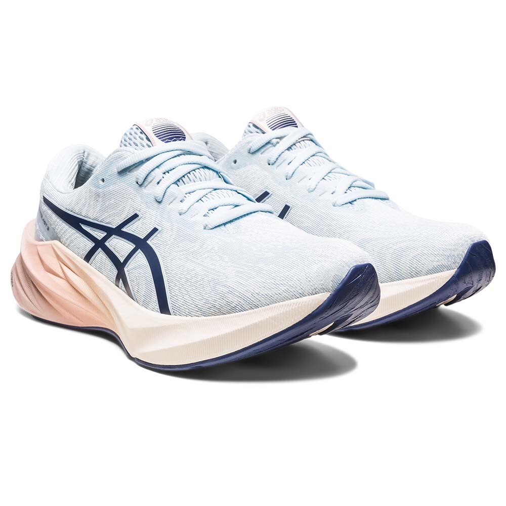 Asics Novablast 3 Nagino Joggesko Dame Grå/Rosa 