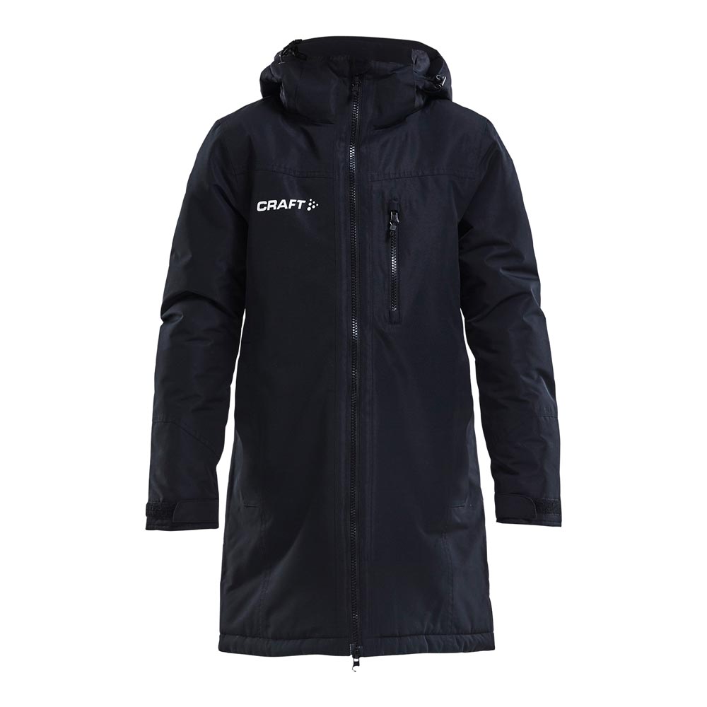 Craft Parkas Vinterjakke Barn Sort