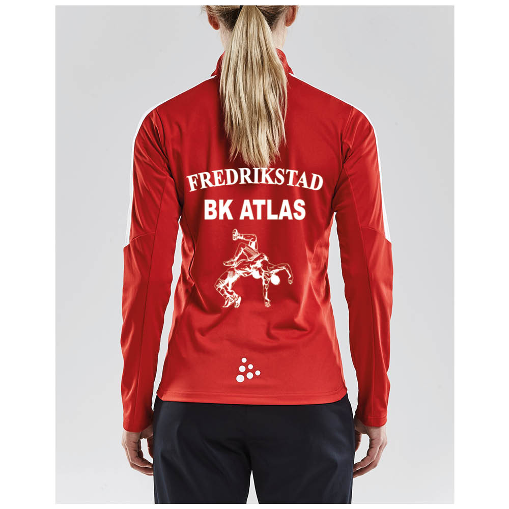 Craft Fredrikstad BK Atlas Treningsjakke Dame Rød