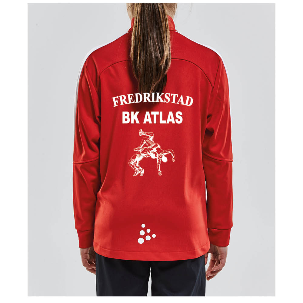 Craft Fredrikstad BK Atlas Treningsjakke Barn Rød