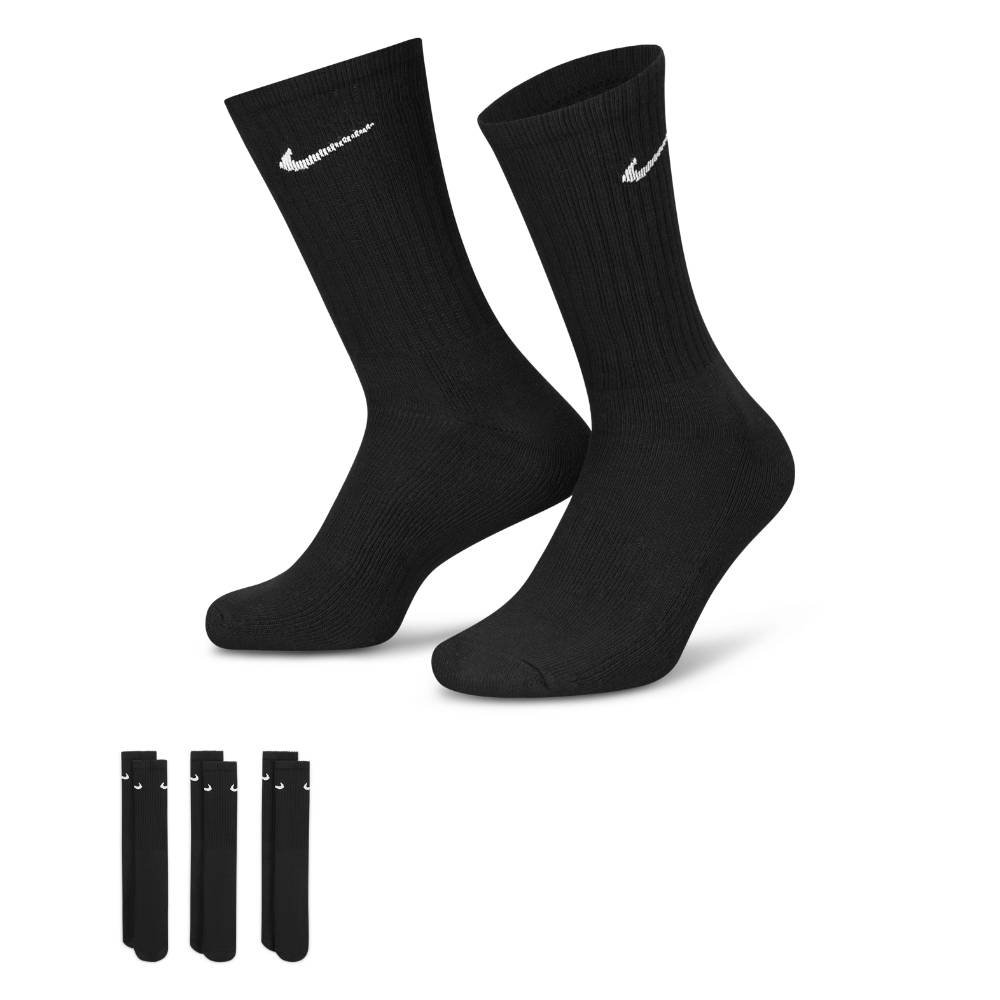 Nike Value Cotton Crew Sokker 3-Pack Sort