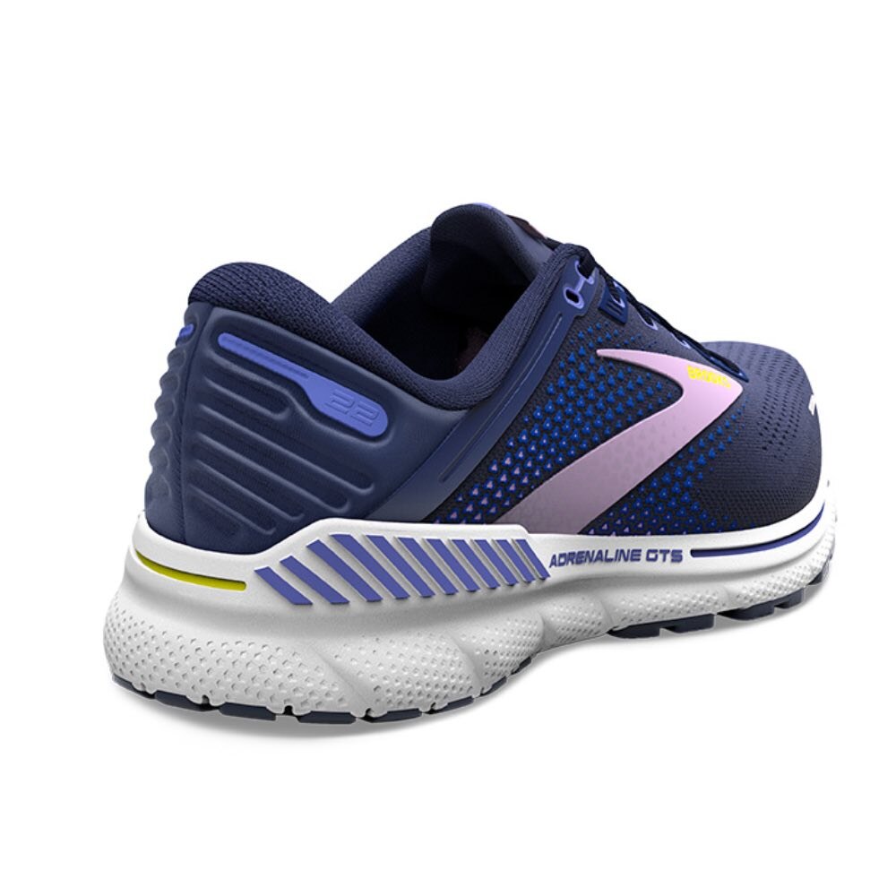 Brooks Adrenaline GTS 22 Joggesko Dame Lilla/Blå