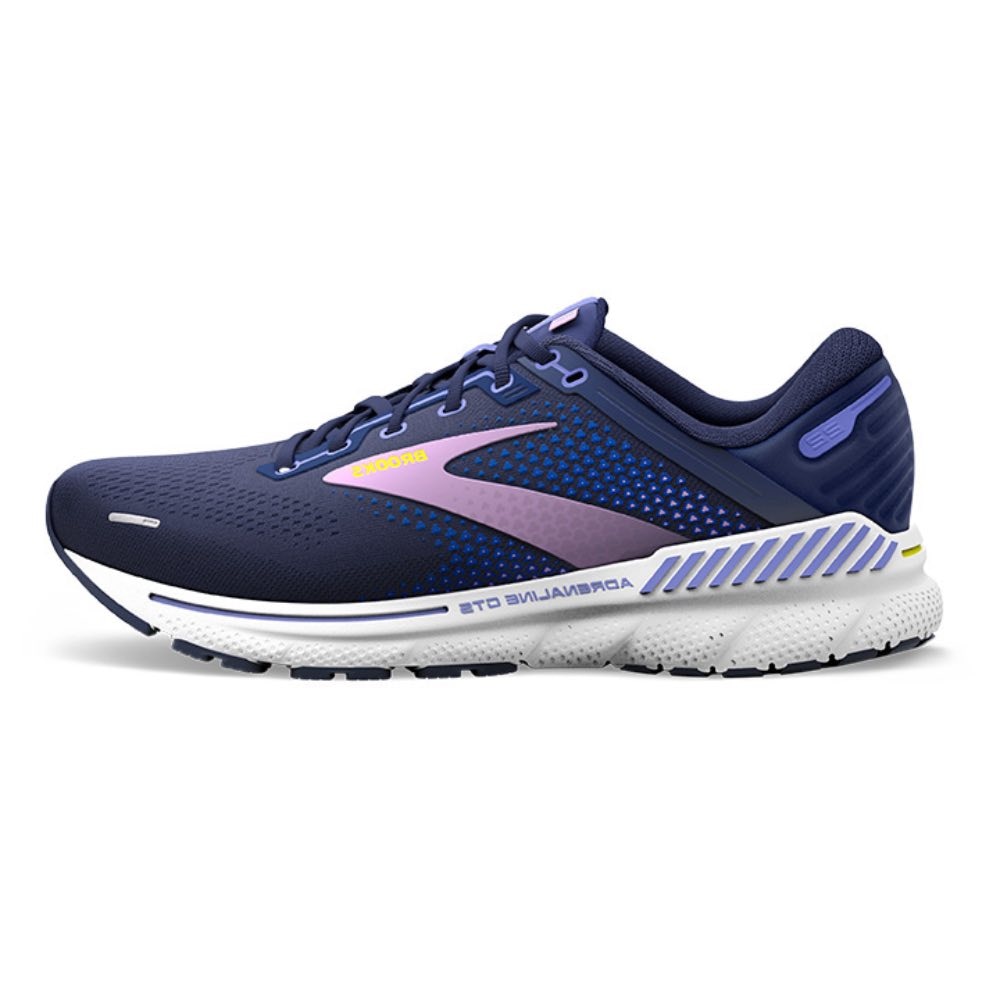 Brooks Adrenaline GTS 22 Joggesko Dame Lilla/Blå