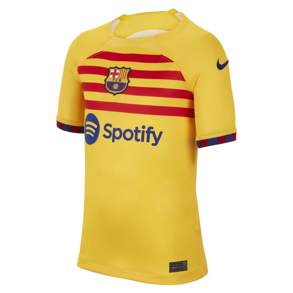 Nike FC Barcelona Fotballdrakt 22/23 4th Senyera Barn