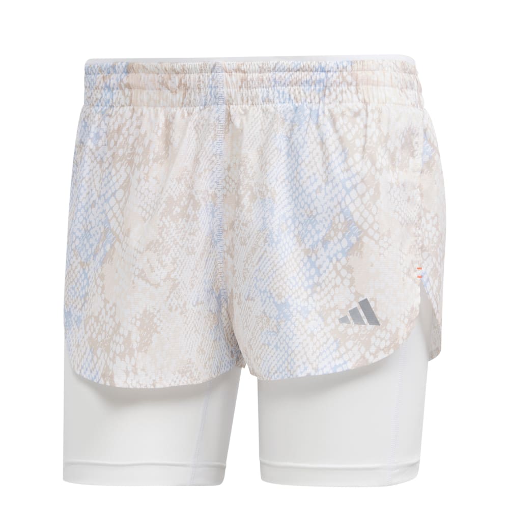 Adidas Fast 2in1 Aop Shorts Dame Beige 