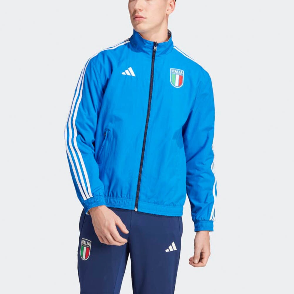 Adidas Italia Anthem Fotballjakke Reversible Barn