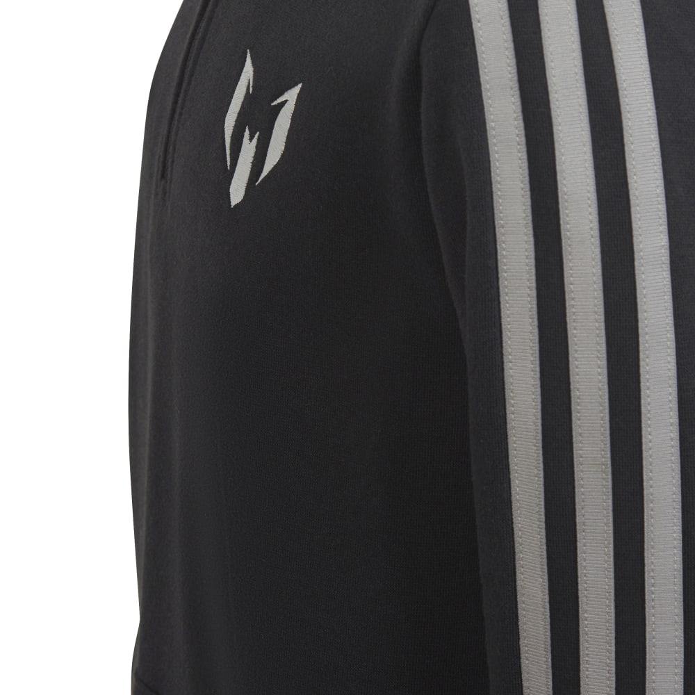 Adidas Messi Half-Zip Hettegenser Barn Sort