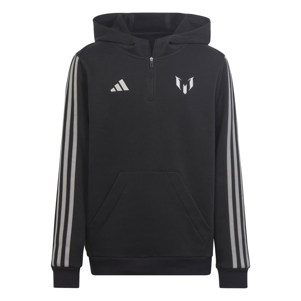 Adidas Messi Half-Zip Hettegenser Barn Sort