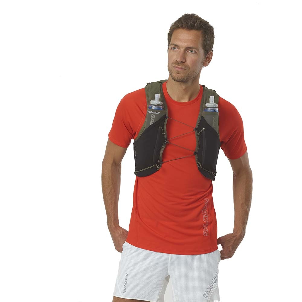 Salomon Adv Skin 12 Løpesekk Grønn 