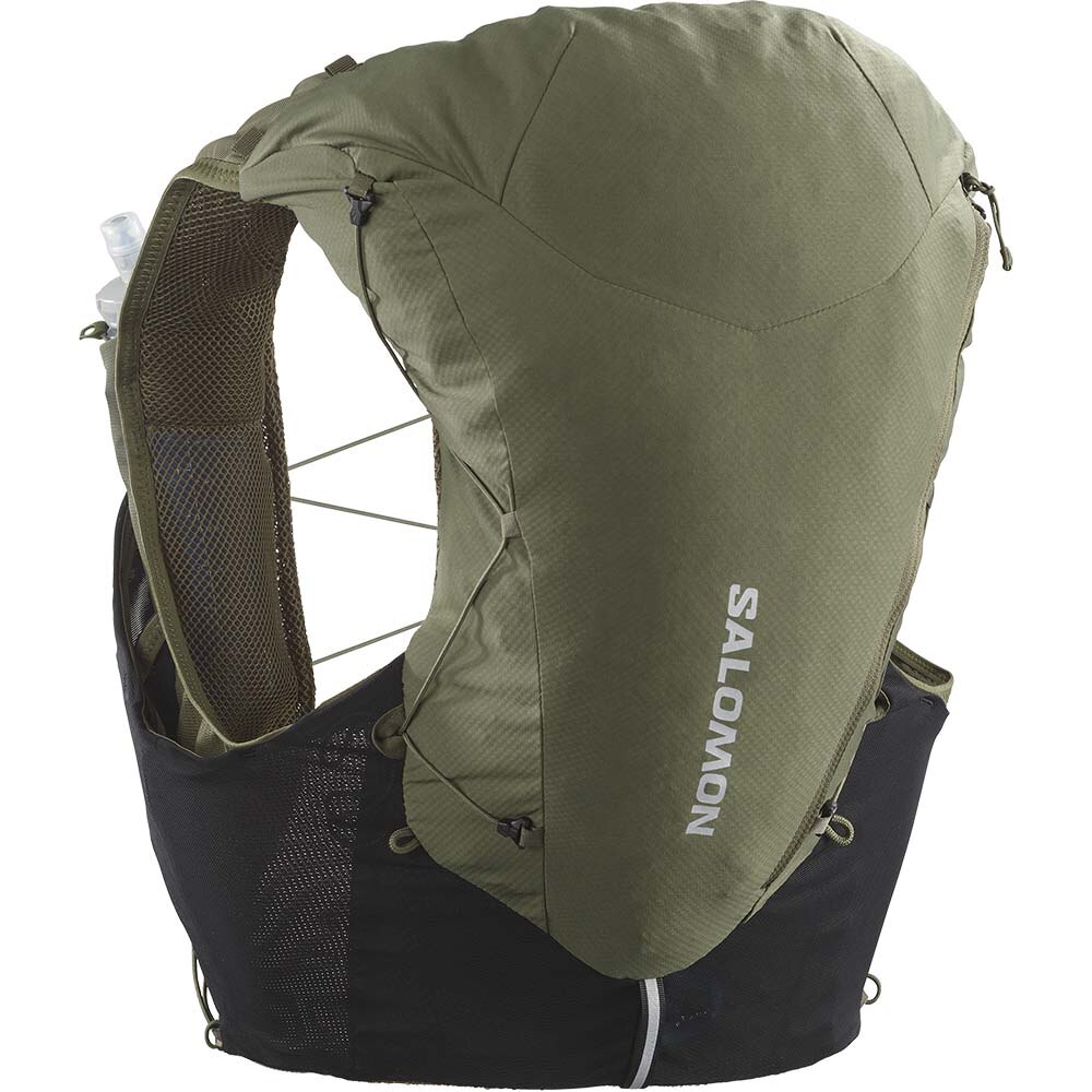 Salomon Adv Skin 12 Løpesekk Grønn 