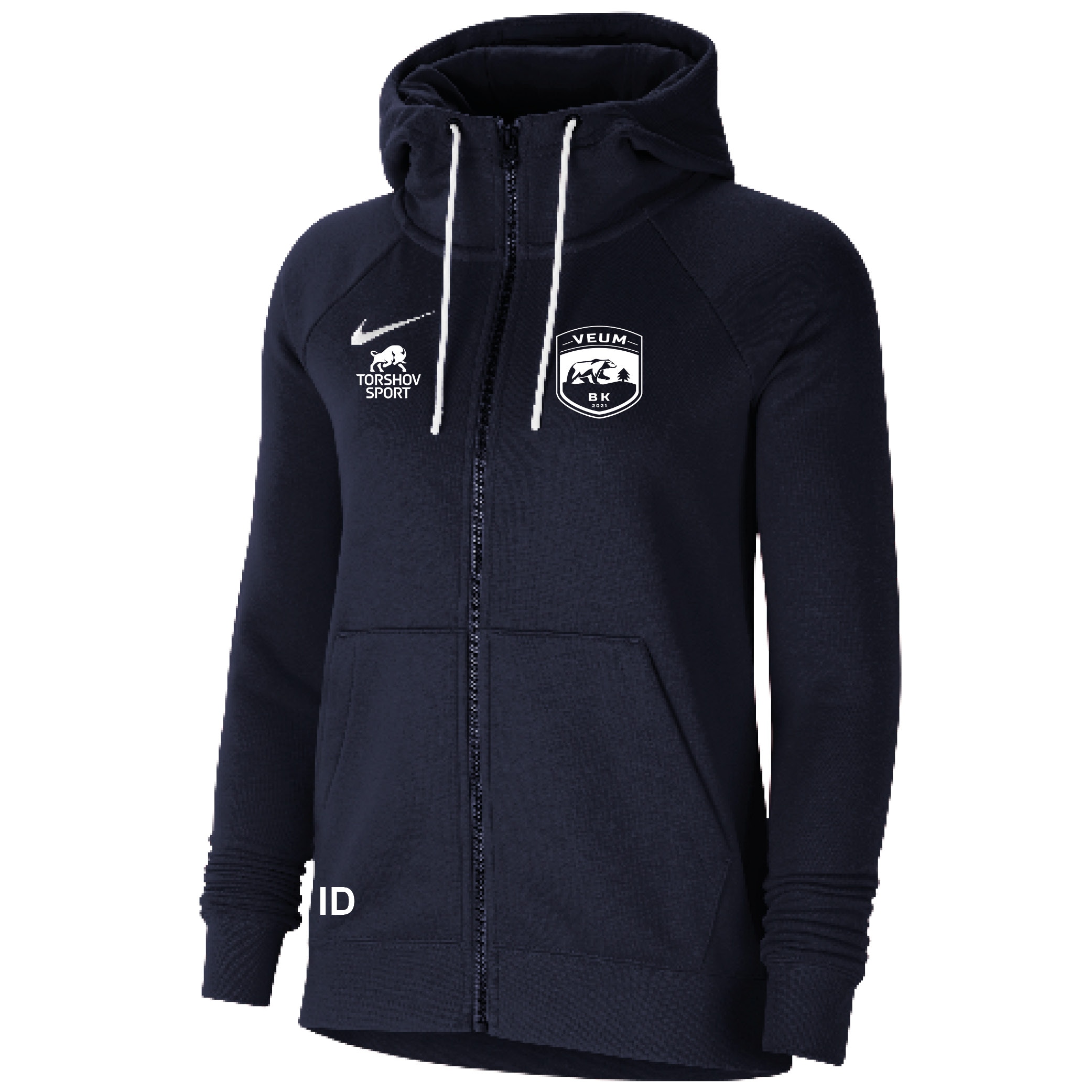 Nike Veum BK Full-Zip Hettegenser Dame Marine