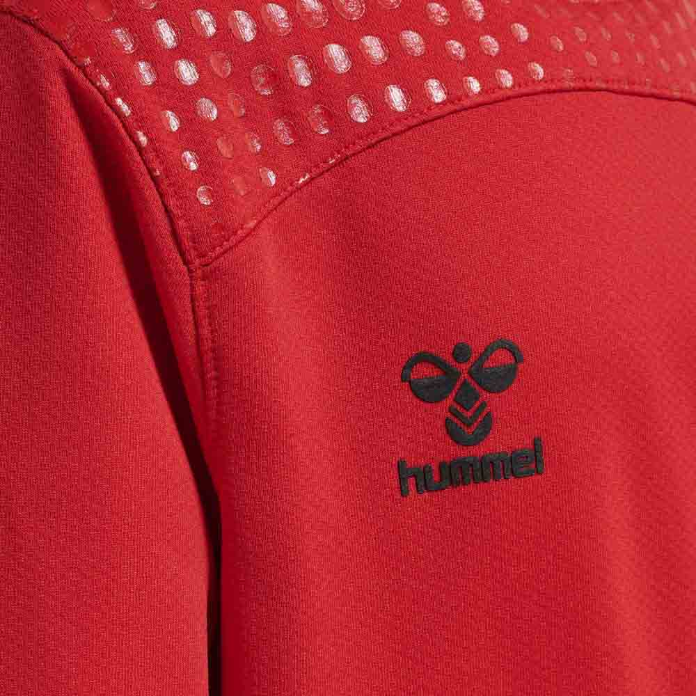 Hummel HmLead Poly Hettegenser Barn Rød